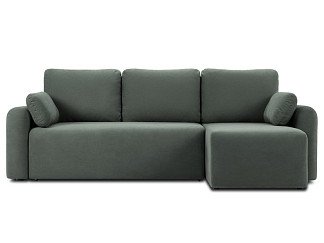 Диван угловой Кирмас-1 Велюр Зеленый