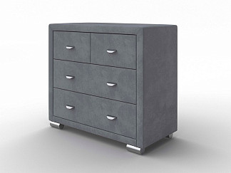 Комод Орматек OrmaSoft 2/4 (Ткань: Микровелюр Laska 06 Серый мох) 92x48