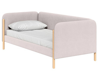 Кровать Кейси-2 Велюр Светло-розовый