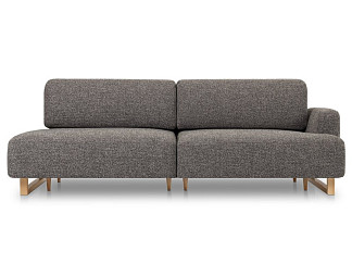 Диван прямой Онте Textile Grafit