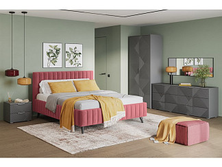 Спальня модульная Шелтон 3 Графитовый