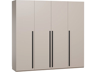 Распашной шкаф Кимбол 4-200x210 Латте с зеркалом