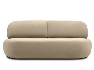 Диван прямой Мелоу Велюр Бежевый