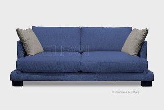 "Леформ" диван 2-х модульный; нераскл.; 22; венге; Swell col. navy+Swell col. navy+Swell col. darkgrey+Swell col. darkgrey (2 гр./Турция)
