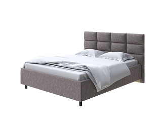 Кровать Como (Veda) 8 с ПМ + Матрас Dream Zone (Ткань: Велюр Gratta 7 Жареный миндаль) 180x200