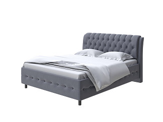 Кровать Como (Veda) 4 с ПМ + Матрас Orto Comfort Middle (Ткань: Микрофибра Diva Маренго) 200x190