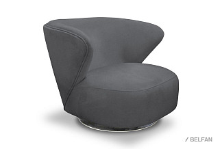 "Kamila" кресло; нераскл.; 12; хром; Ricci 11(38973(0); МТХ/гр. 1