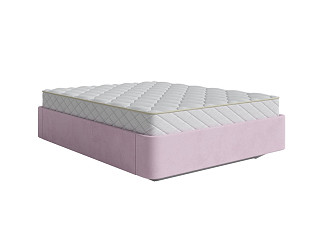 Кровать Fly Base с подъёмным механизмом (Велюр Teddy Розовый фламинго) 200x220