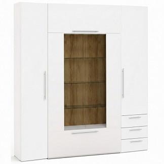 Комплект для гостиной Сохо белая №29-1 Сохо белая