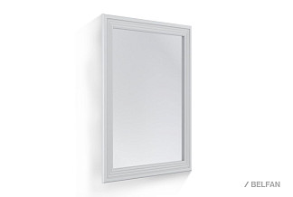 Зеркало настенное "Рандеву" 001; белый лак