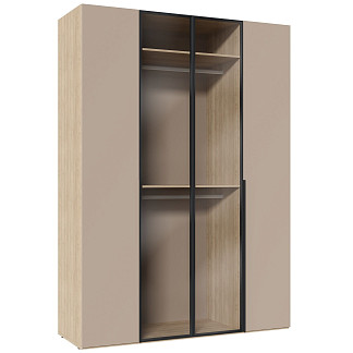 Шкаф четырехстворчатый Некст со стеклом 178х61х249 Некст