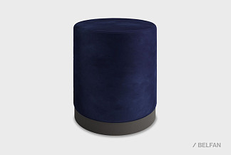 Пуф "Арт"; чёрный; Tiffany 37 Deep Blue