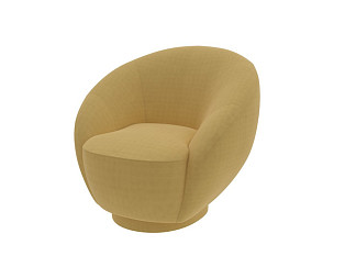 Кресло Verda Modern (Ткань: Микровелюр Marino 15 Шафран) 90x87