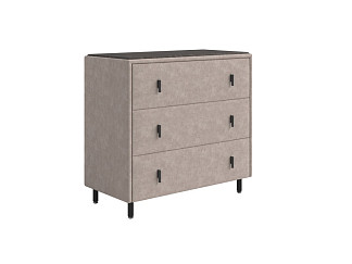 Комод Орматек Sofix (Велюр/ЛДСП Gratta 2 Латте/Дуб Кантербери) 92x46