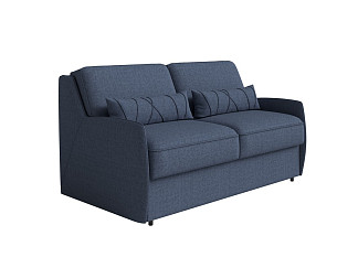Орматек Диван-кровать Synergy Slim (Ткань: Рогожка Nice Океан) 140x196