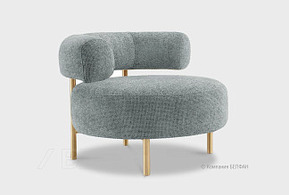 "Odri" кресло; нераскл.; 12; металл золото; Persona 10 (гр. 3/НФ)