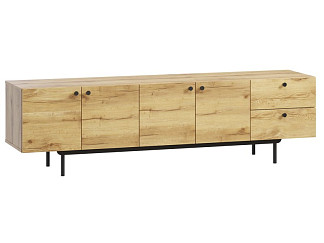 ТВ-тумба Скульт 1-180x51 Дуб Золотистый