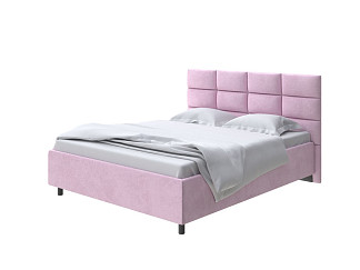 Кровать Como (Veda) 8 с ПМ + Матрас Dream Zone (Ткань: Велюр Teddy Розовый фламинго) 180x200