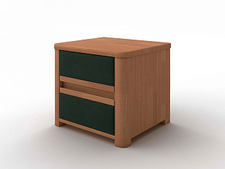 Тумба Орматек Wood Soft (Антик (сосна) с брашированием/Laska 19 Папоротник) 45x40