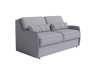 Орматек Диван-кровать Synergy Slim (Ткань: Рогожка Nice Серебряный) 140x196