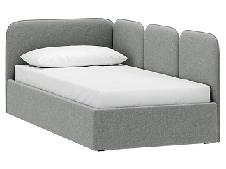 Детская кровать Имми 90 Рогожка Серый