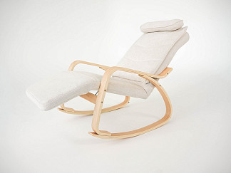 Кресло Массажное кресло Ormatek Massage Home Rocker (Экокожа светло-бежевое) 123x34