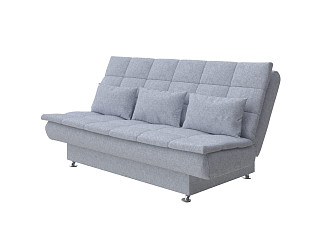 Орматек Диван-кровать Easy Light Middle next (Ткань: Рогожка Levis 83 Светло-Серый) 140x205