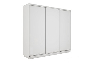 Шкаф-купе "Премиум 3х дв 180х240х60 Белый снег