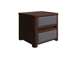 Тумба Орматек Wood Soft (Массив/Рогожка Мокко (береза)/Nice Мокко) 45x40