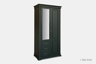 Шкаф комбинированный "Верди Люкс" 12з; грин