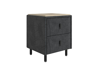 Тумба Орматек Sofix (Велюр/ЛДСП Sohu Графит/Бунратти) 45x45