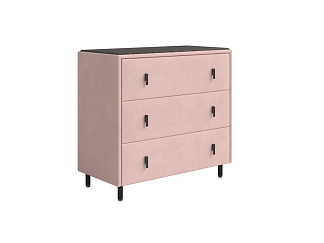 Комод Орматек Sofix (Велюр/ЛДСП Ultra Розовый мусс/Дуб Кантербери) 92x46