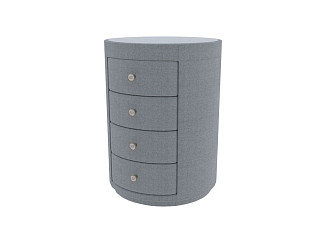 Тумба Verda Classic (ialto Серебро со стеклом Gray ручка Антик) 41x43