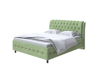 Кровать Como (Veda) 4 с ПМ + Матрас Orto Comfort Middle (Ткань: Велюр Casa Яблоневый) 200x200