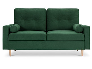 Диван прямой Динс Мини Velvet Emerald
