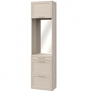 Торцевой модуль для прихожей левый гл.612+свет. JJ01 Montreal беж