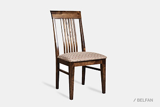 Стул "Престиж"; ГМ 3037; беловежский орех; Monalisa Kom 2393 Champagne