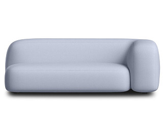 Диван прямой Риббл-10 Bucle Lilac