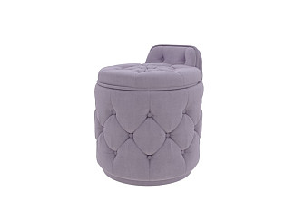 Пуфик Пуф Verda Classic (Ткань: Микровелюр Marino 10 Лиловый) 48x48