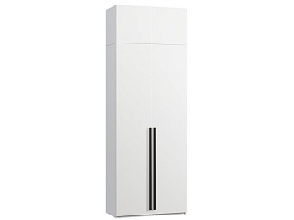 Распашной шкаф Кимбол 2.1-100x280 Белый