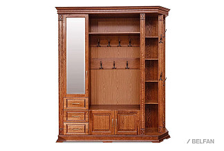 Шкаф комбинированный "Верди Люкс" 2; дверь слева; черешня