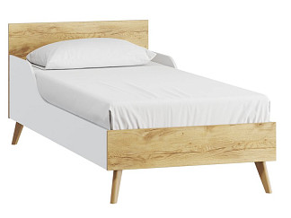 Кровать Нордик 90 Wood White