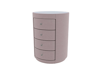 Тумба Verda Classic (Ткань: Микровелюр Manhattan Розовый жемчуг) 51x53