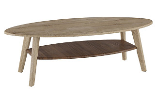 Стол журнальный Серф дуб Сонома/акация