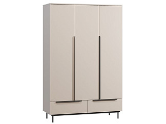 Распашной шкаф Квелен 3-144x220 Латте
