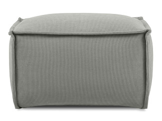 Пуф Эби Мини Вельвет Светло-серый