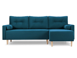Диван угловой Нумо Velvet Navy Blue