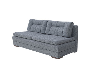 Орматек Диван-кровать Easy Home Middle (Ткань: Рогожка Levis 85 Серый) 150x200