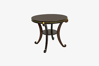 Стол журнальный Глория-М (орех)