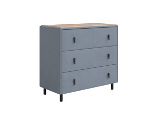 Комод Орматек Sofix (Микрофибра/ЛДСП Diva Светло-серый (327)/Бунратти) 92x46